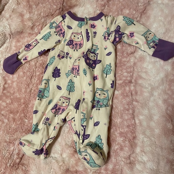 Set of 3 girl footies - Picture 2 of 3